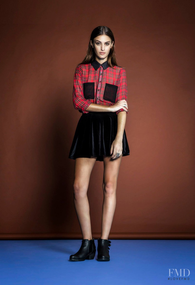 Mia Flores Pirán featured in  the Estancias Chiripa lookbook for Autumn/Winter 2014