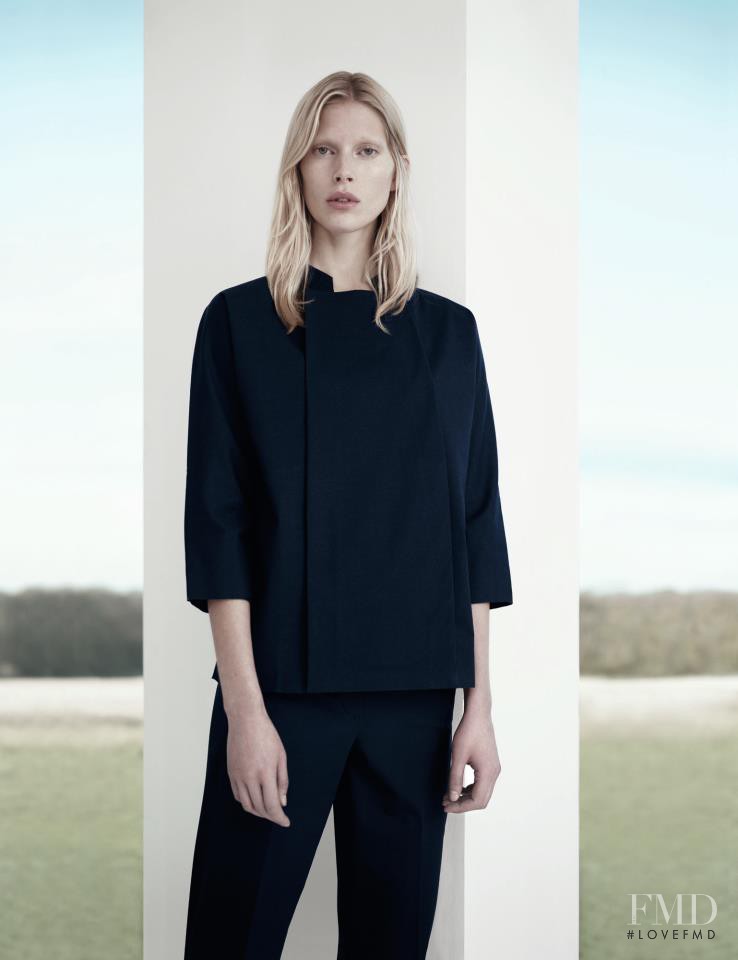 Iselin Steiro featured in  the Cos Sweden advertisement for Spring/Summer 2013