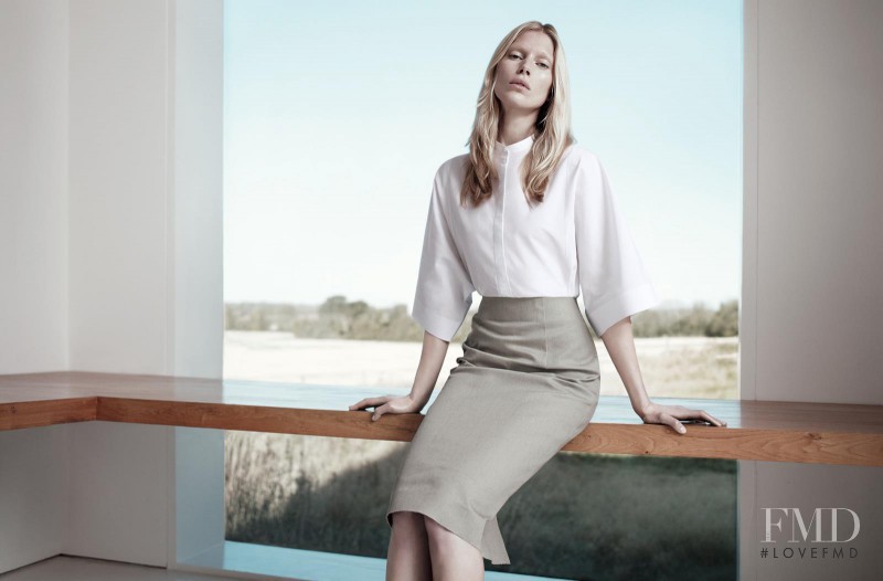 Iselin Steiro featured in  the Cos Sweden advertisement for Spring/Summer 2013