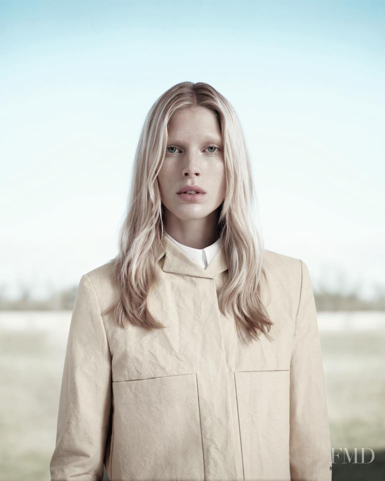 Iselin Steiro featured in  the Cos Sweden advertisement for Spring/Summer 2013