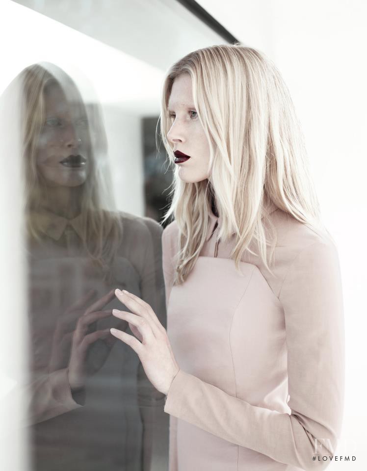 Iselin Steiro featured in  the Cos Sweden advertisement for Spring/Summer 2013