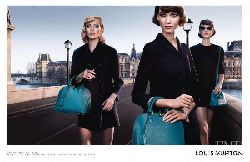 Daria Strokous featured in  the Louis Vuitton Alma advertisement for Spring/Summer 2013