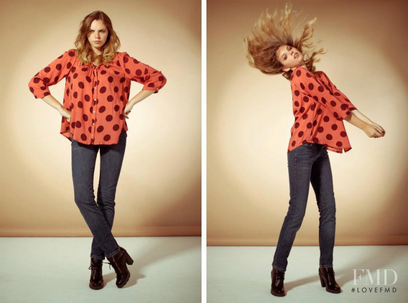 Elizabeth Ramanauskas featured in  the Estancias Chiripa lookbook for Autumn/Winter 2012