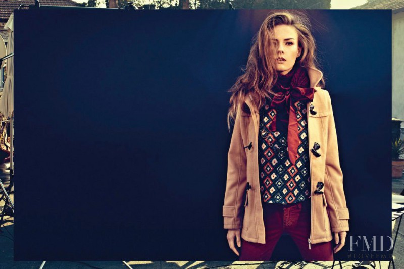 Ania Kisiel featured in  the Estancias Chiripa advertisement for Autumn/Winter 2012