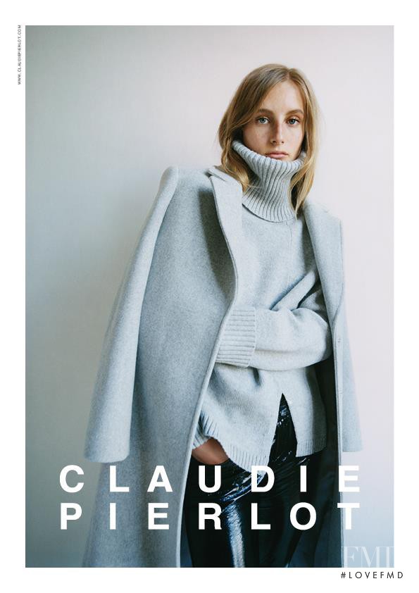 Olympia Campbell featured in  the Claudie Pierlot advertisement for Autumn/Winter 2015