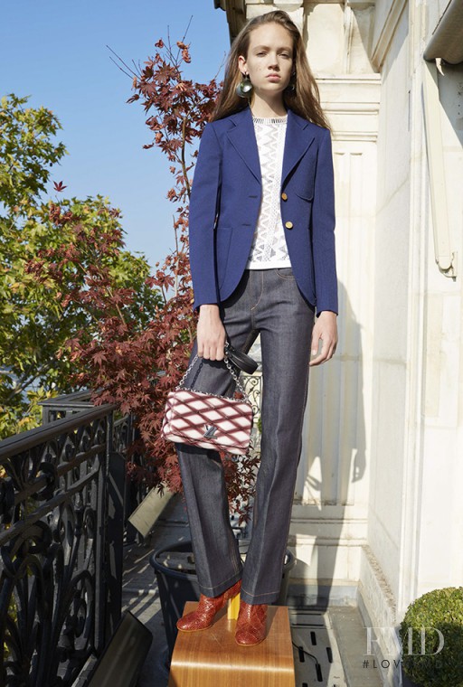 Adrienne Juliger featured in  the Louis Vuitton lookbook for Spring/Summer 2015