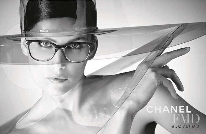 Laetitia Casta featured in  the Chanel Eyewear advertisement for Spring/Summer 2013
