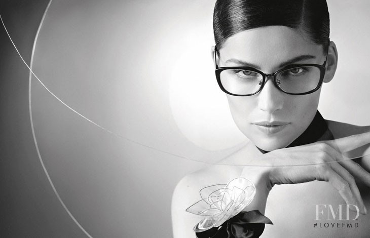 Laetitia Casta featured in  the Chanel Eyewear advertisement for Spring/Summer 2013