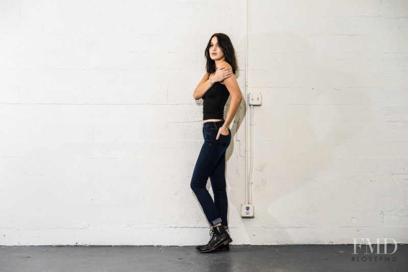 Bella Hadid featured in  the Robert Riley Jeans lookbook for Spring/Summer 2014