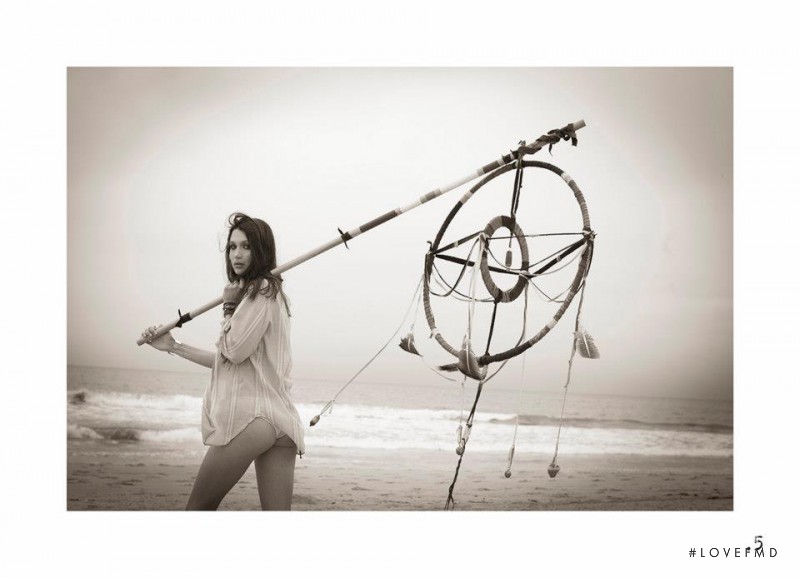 Bella Hadid featured in  the H.O.W.L. advertisement for Spring/Summer 2013