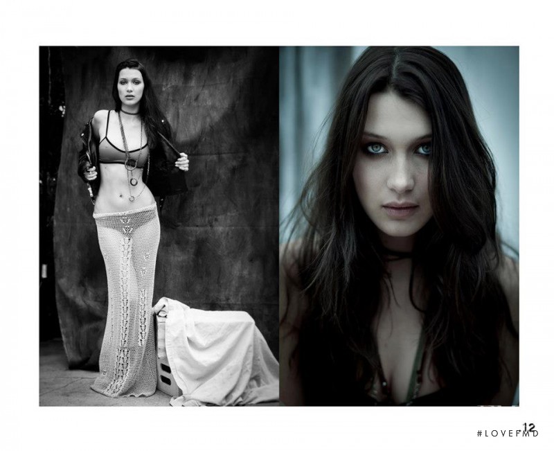 Bella Hadid featured in  the H.O.W.L. advertisement for Spring/Summer 2013