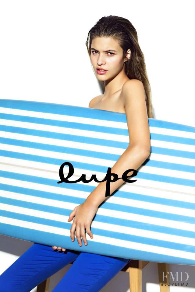 Araceli Canton featured in  the Lupe advertisement for Spring/Summer 2014