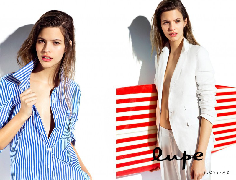 Araceli Canton featured in  the Lupe advertisement for Spring/Summer 2014