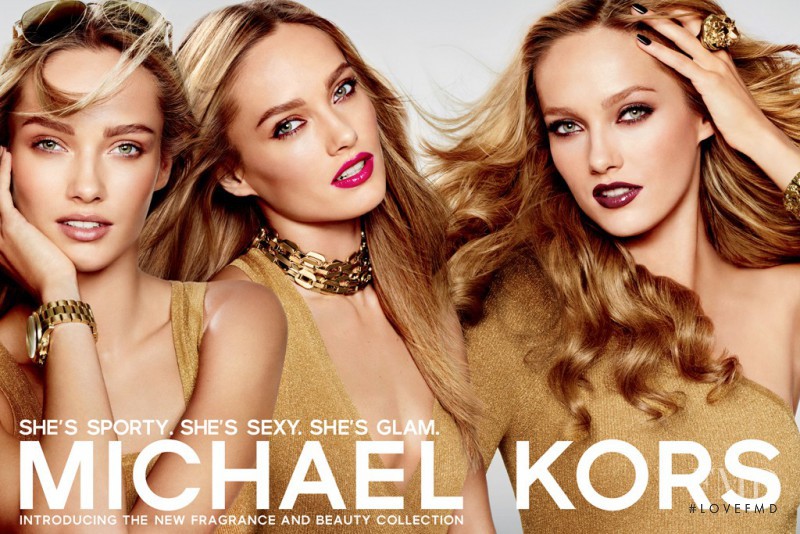 Karmen Pedaru featured in  the Michael Kors Beauty advertisement for Spring/Summer 2013