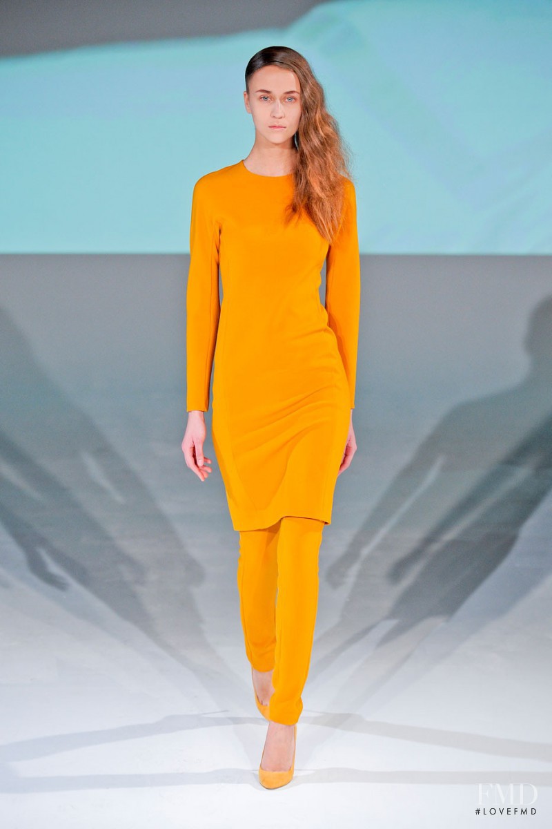 Nastya Choo featured in  the Hussein Chalayan fashion show for Autumn/Winter 2012