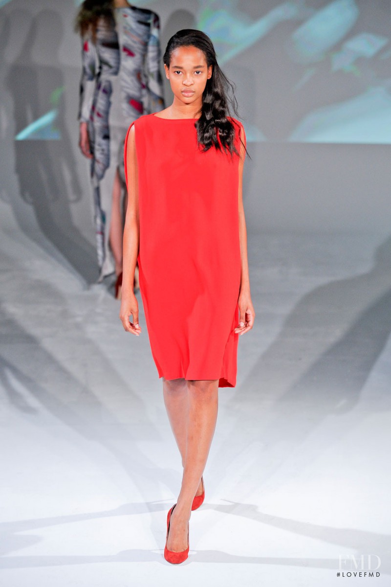 Marihenny Rivera Pasible featured in  the Hussein Chalayan fashion show for Autumn/Winter 2012