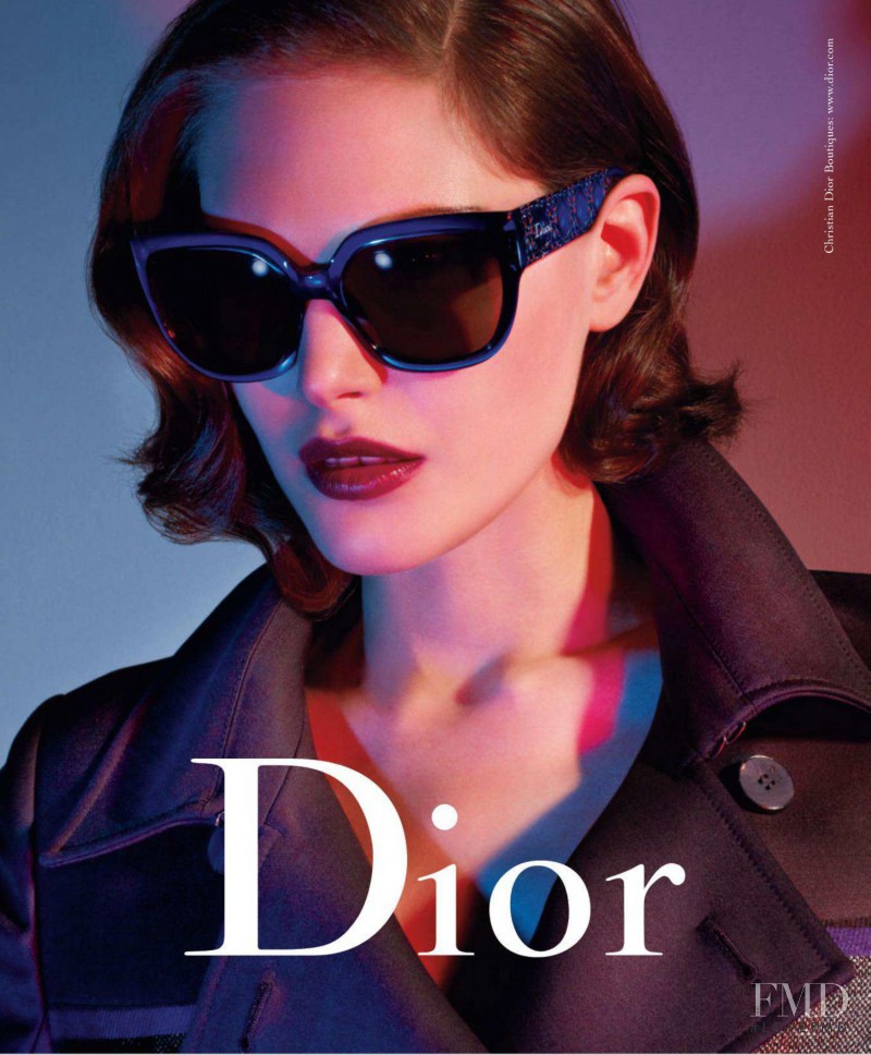 Catherine McNeil featured in  the Dior Eyewear advertisement for Spring/Summer 2013