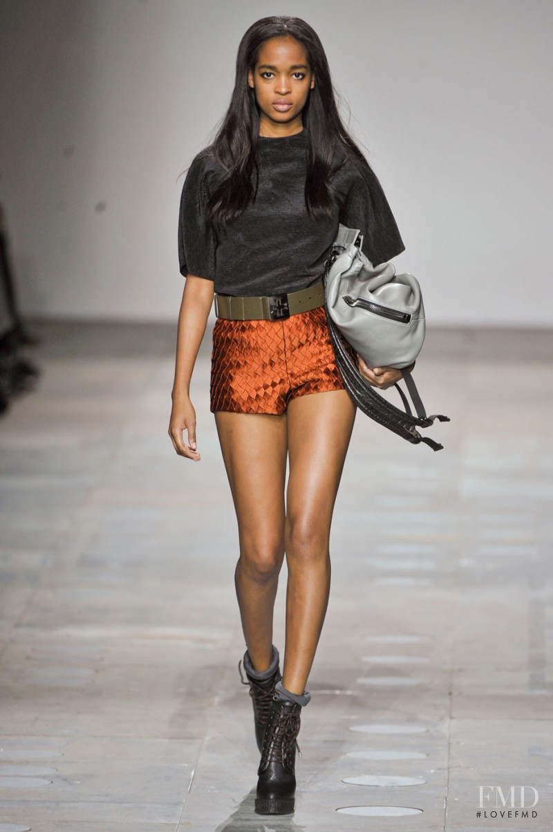 Marihenny Rivera Pasible featured in  the Topshop fashion show for Autumn/Winter 2012