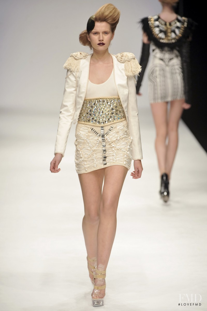 Cato van Ee featured in  the Sass & Bide fashion show for Autumn/Winter 2010