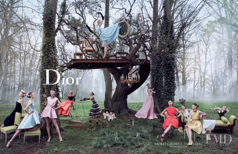Chiharu Okunugi featured in  the Christian Dior advertisement for Spring/Summer 2013
