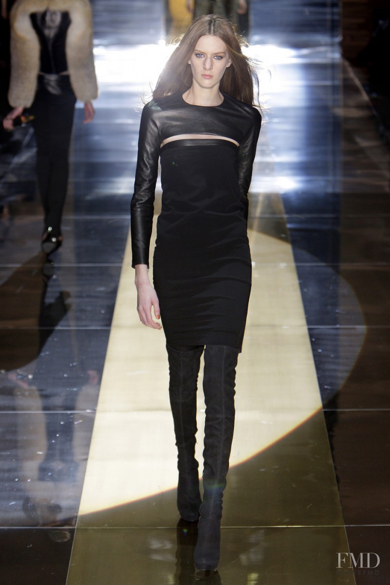 Carla Gebhart featured in  the Gucci fashion show for Autumn/Winter 2010