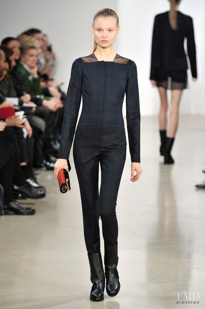 Magdalena Frackowiak featured in  the Jil Sander fashion show for Autumn/Winter 2010