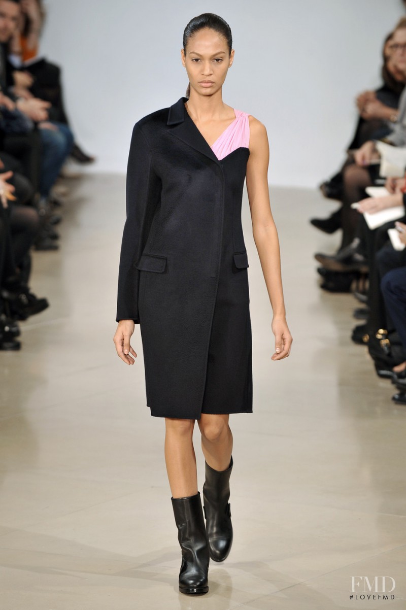 Joan Smalls featured in  the Jil Sander fashion show for Autumn/Winter 2010