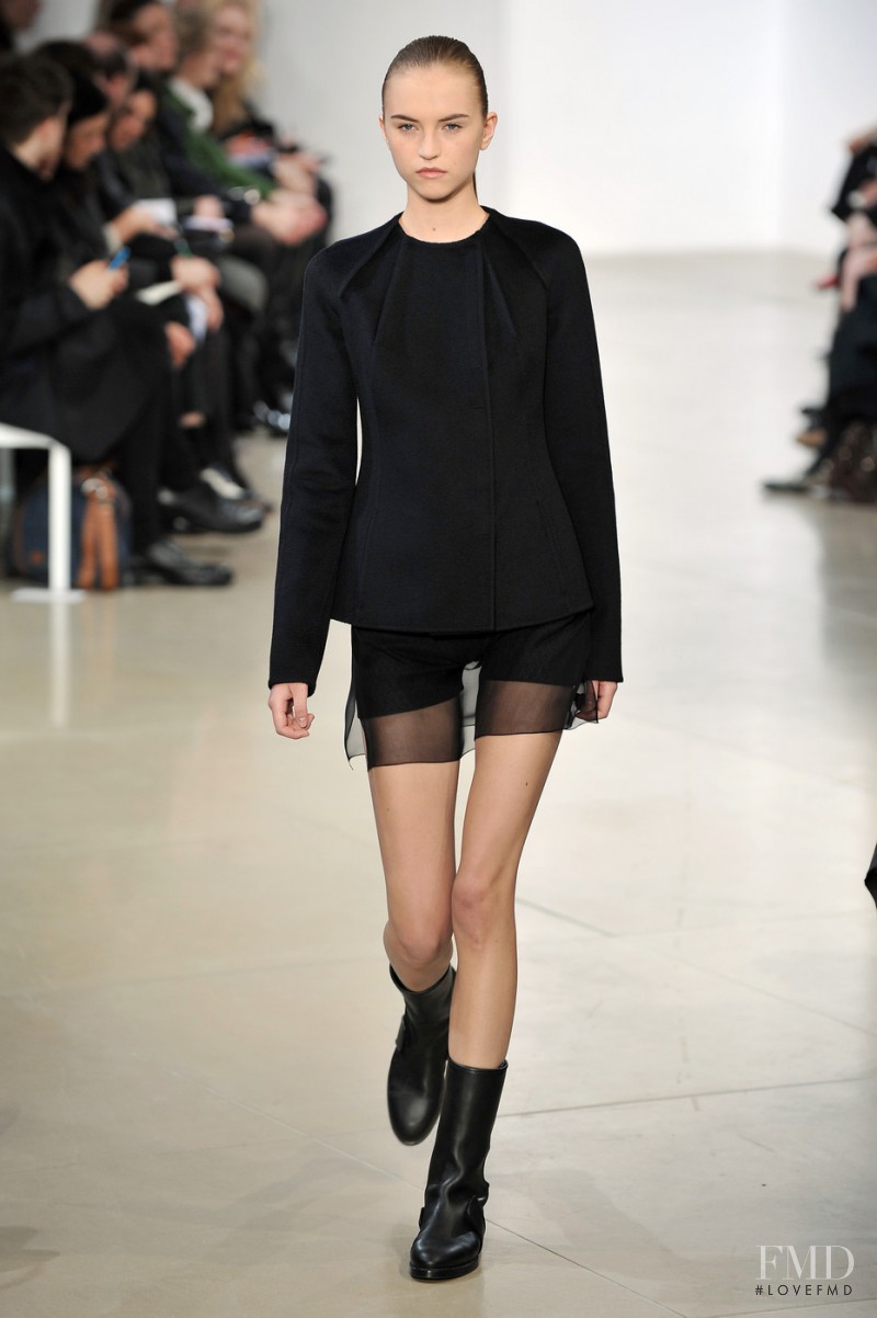 Anabela Belikova featured in  the Jil Sander fashion show for Autumn/Winter 2010