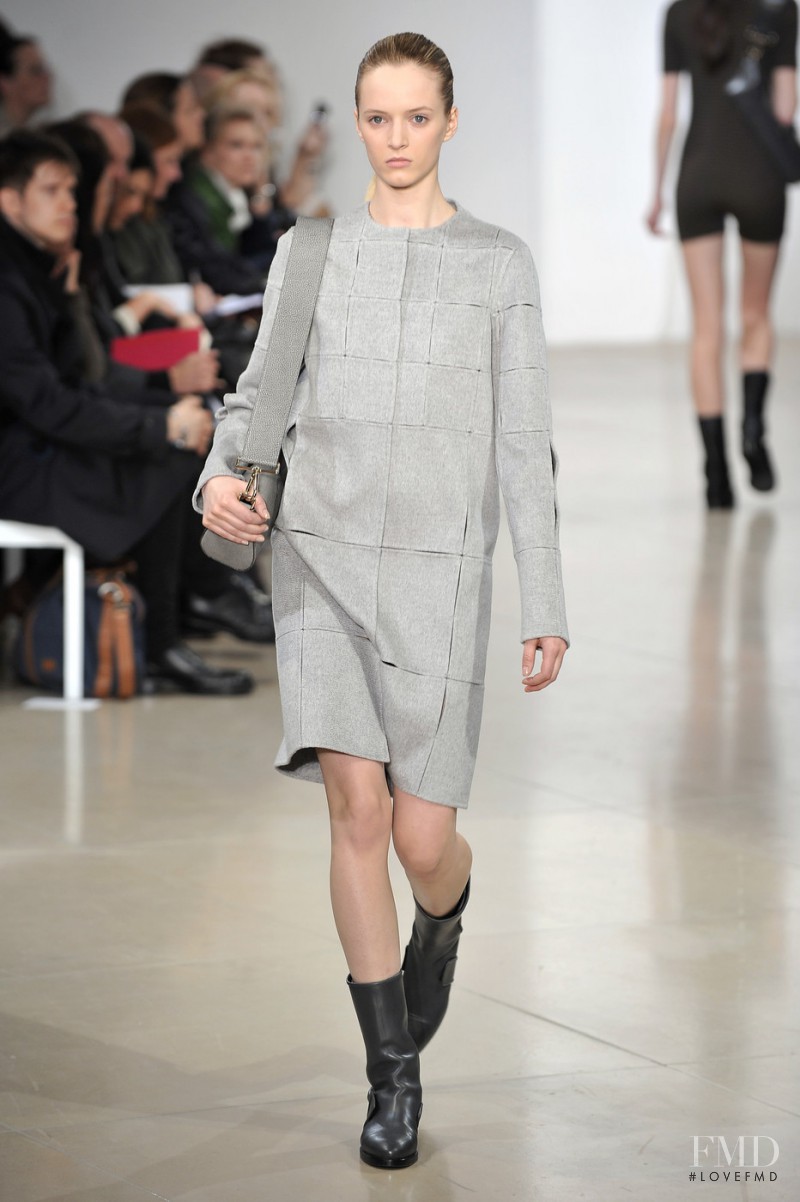 Daria Strokous featured in  the Jil Sander fashion show for Autumn/Winter 2010