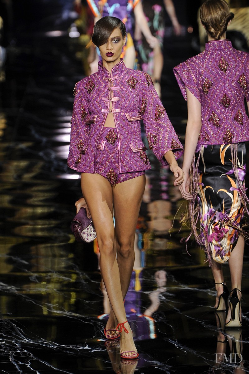 Joan Smalls featured in  the Louis Vuitton fashion show for Spring/Summer 2011