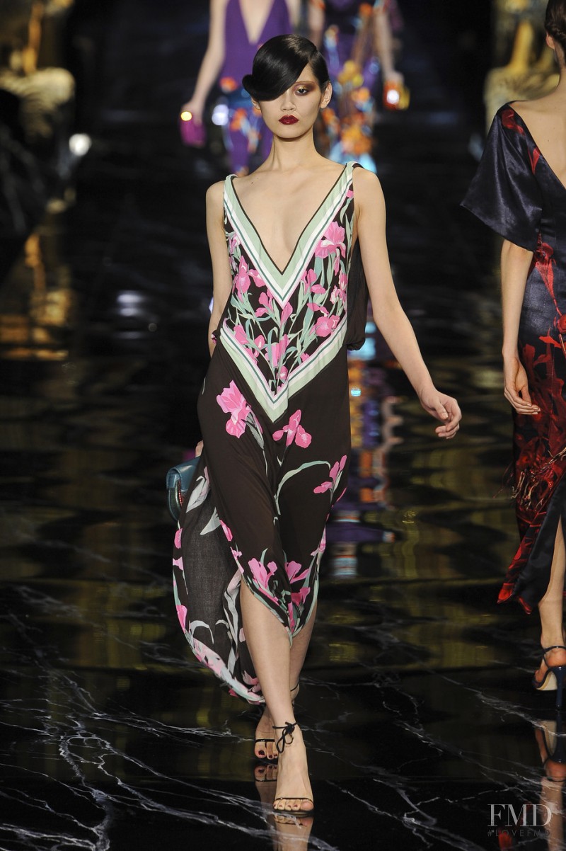 Ming Xi featured in  the Louis Vuitton fashion show for Spring/Summer 2011