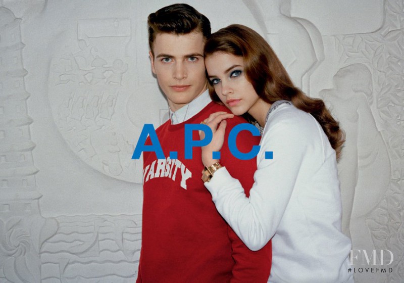 Barbara Palvin featured in  the A.P.C. advertisement for Autumn/Winter 2013