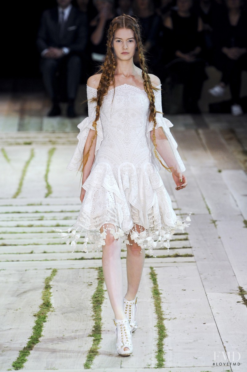 Esmé Wissels featured in  the Alexander McQueen fashion show for Spring/Summer 2011