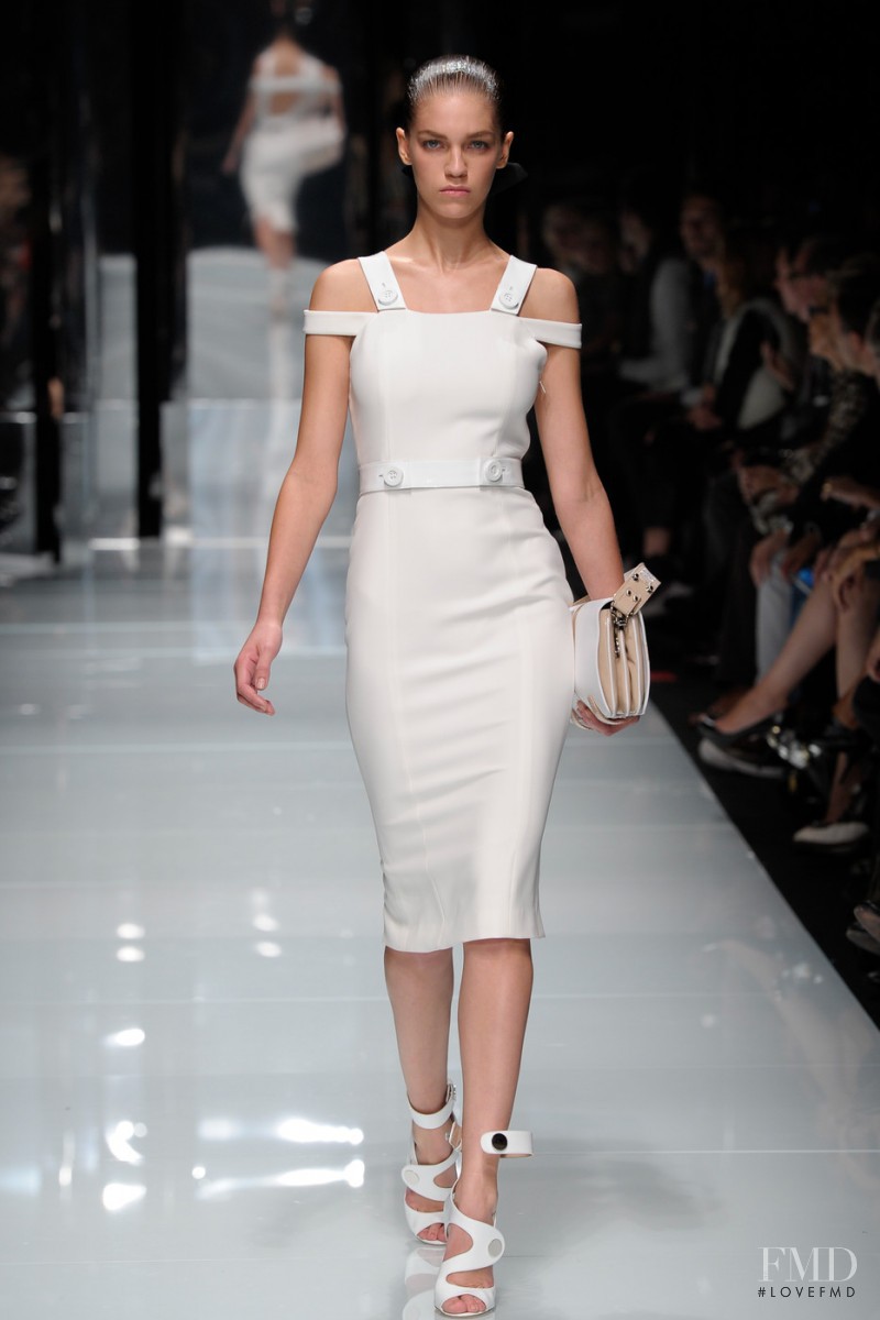 Samantha Gradoville featured in  the Versace fashion show for Spring/Summer 2011