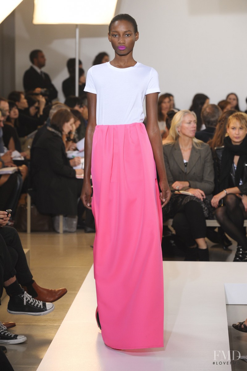 Shena Moulton featured in  the Jil Sander fashion show for Spring/Summer 2011