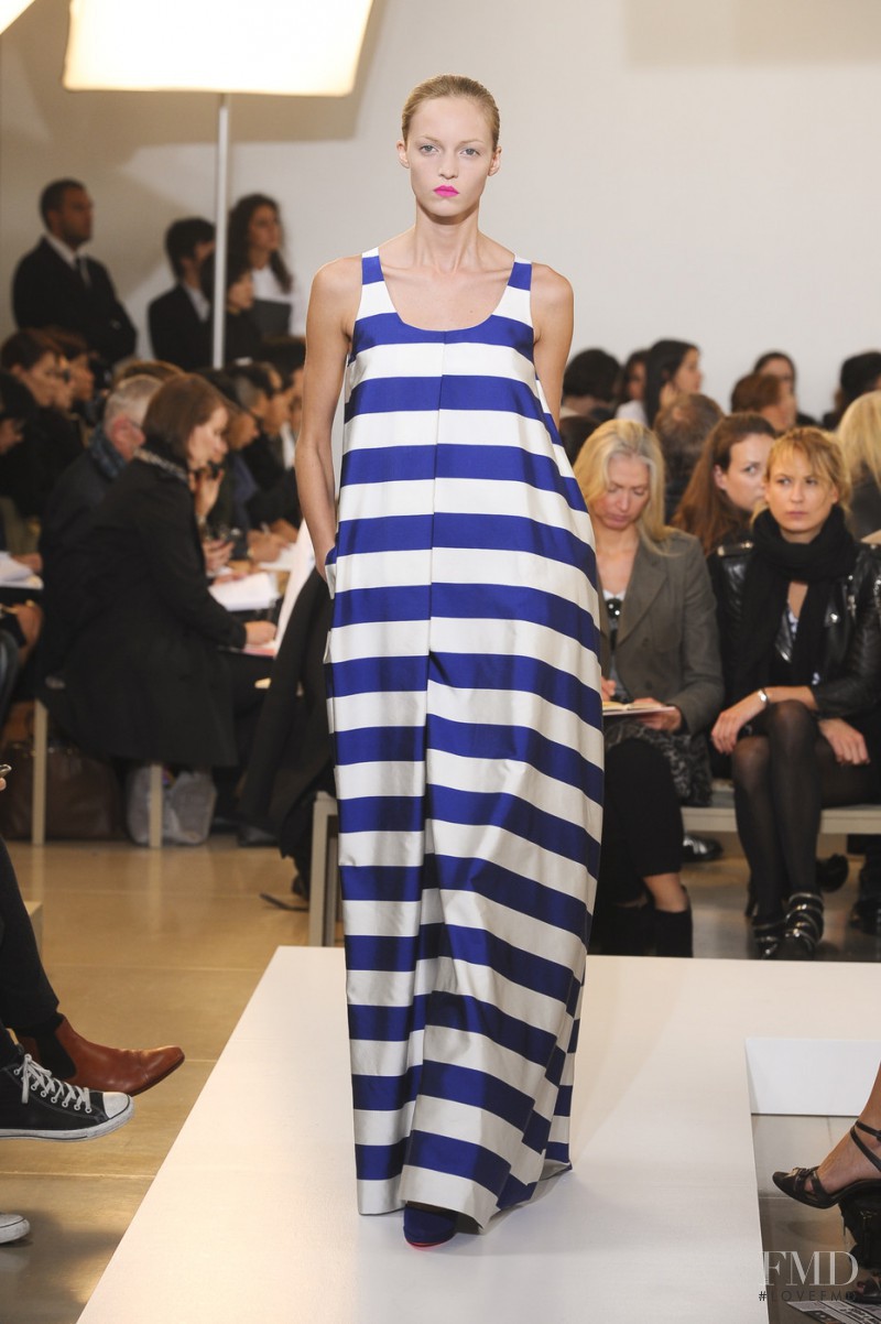 Theres Alexandersson featured in  the Jil Sander fashion show for Spring/Summer 2011