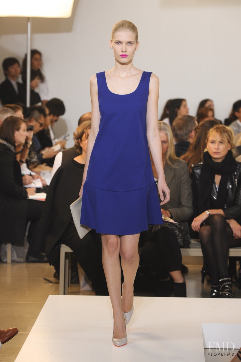 Yulia Terentieva featured in  the Jil Sander fashion show for Spring/Summer 2011