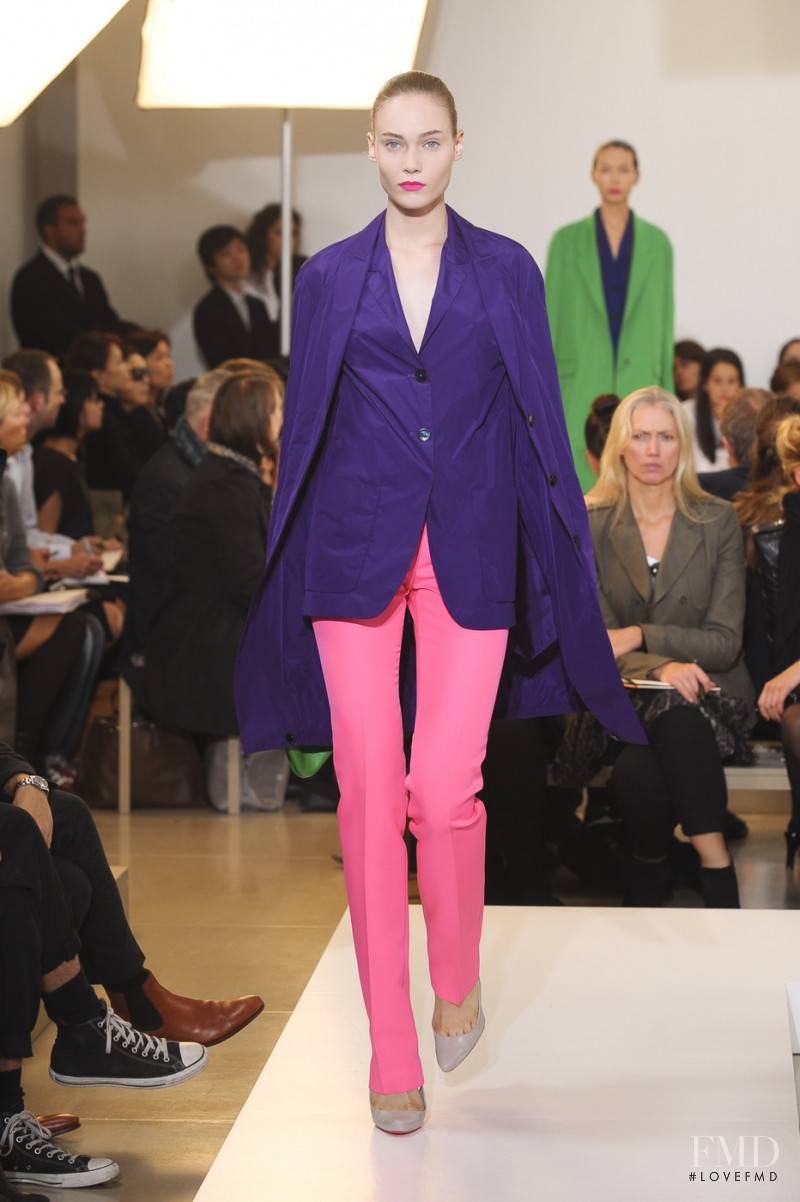 Basia Szkaluba featured in  the Jil Sander fashion show for Spring/Summer 2011