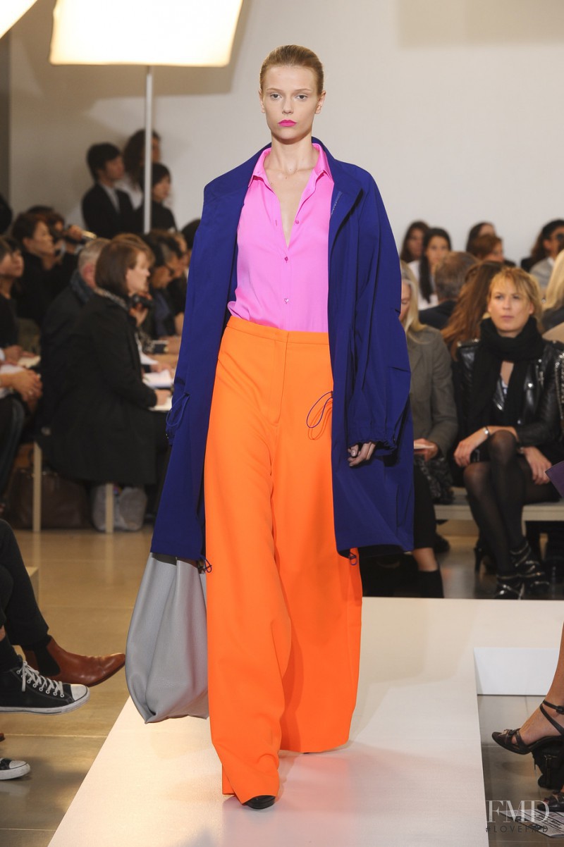Martha Streck featured in  the Jil Sander fashion show for Spring/Summer 2011