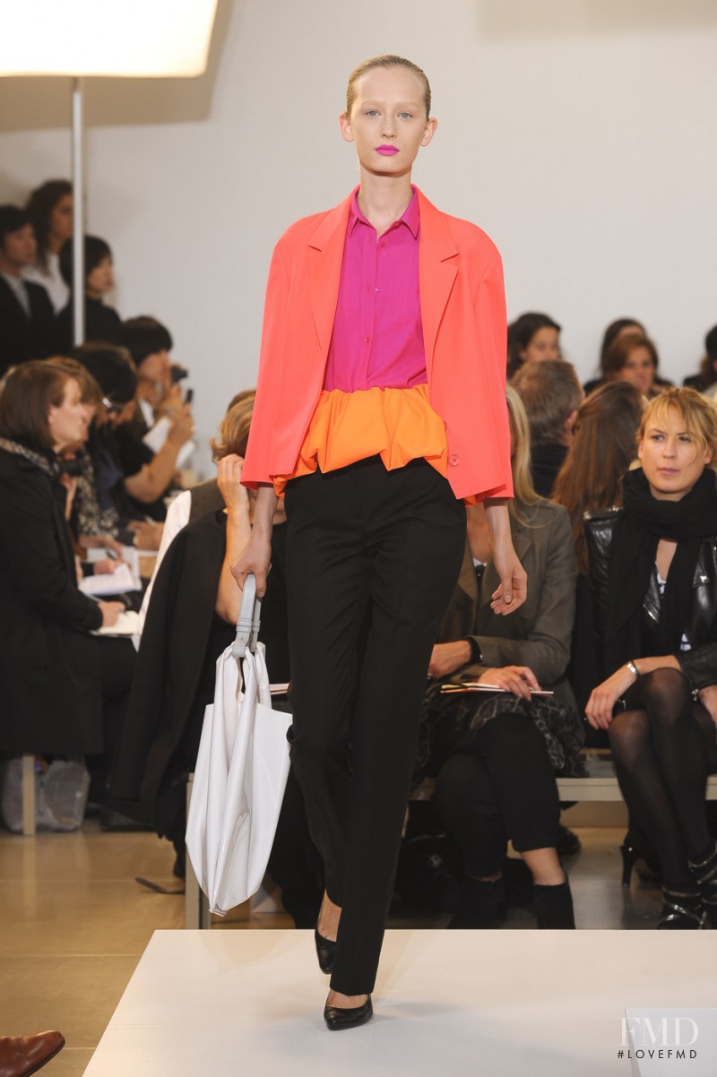 Kasia Wrobel featured in  the Jil Sander fashion show for Spring/Summer 2011