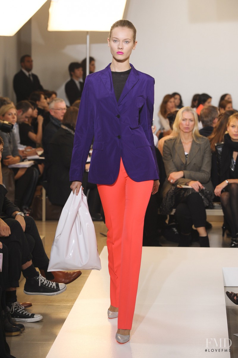 Monika Jagaciak featured in  the Jil Sander fashion show for Spring/Summer 2011