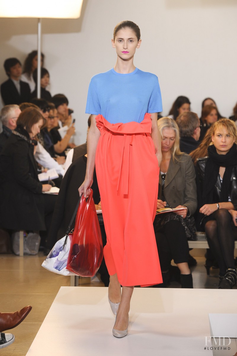 Daiane Conterato featured in  the Jil Sander fashion show for Spring/Summer 2011