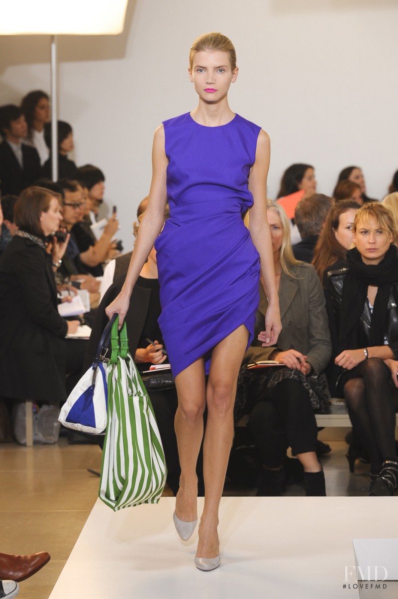 Ramona Chmura featured in  the Jil Sander fashion show for Spring/Summer 2011