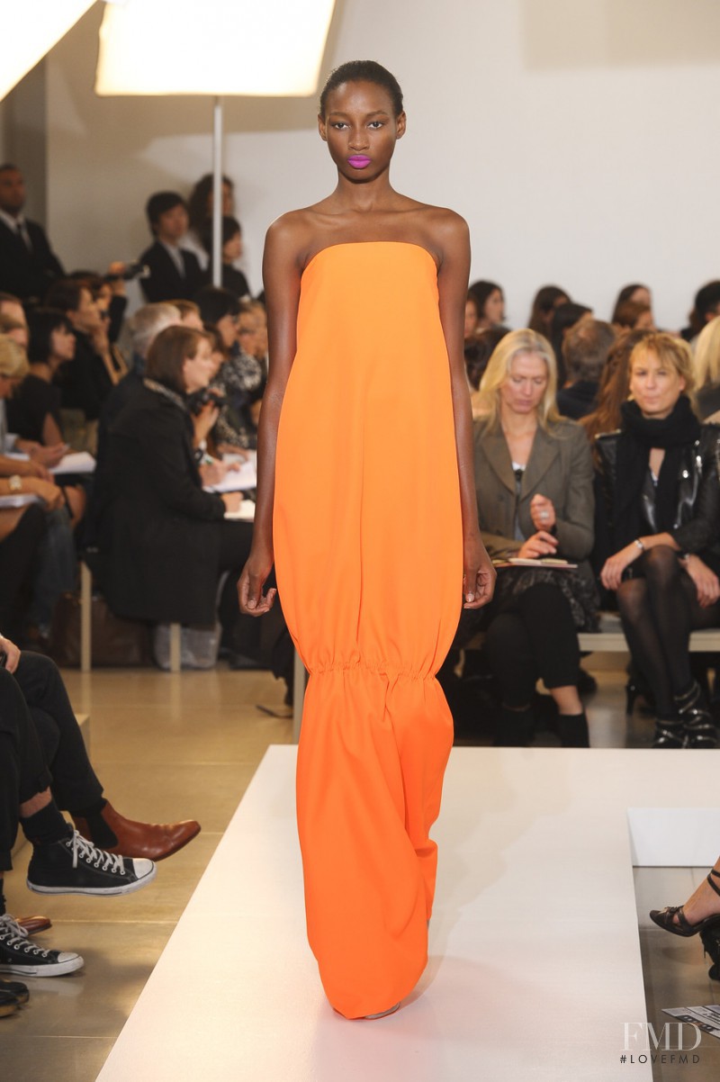 Shena Moulton featured in  the Jil Sander fashion show for Spring/Summer 2011