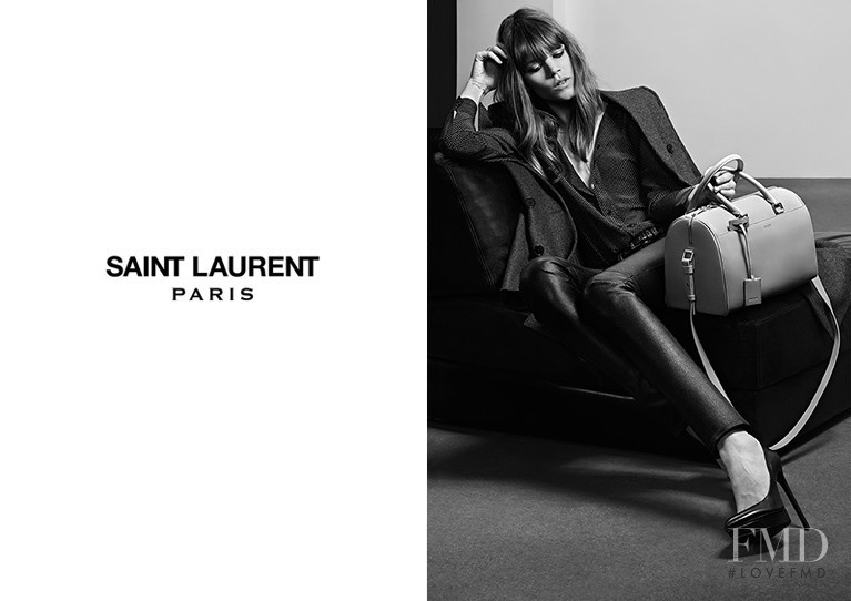 Freja Beha Erichsen featured in  the Saint Laurent Permanent & Accessories advertisement for Spring/Summer 2013