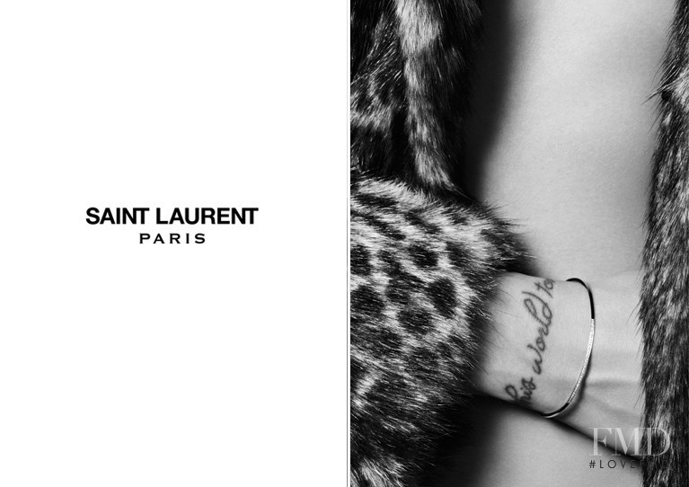 Freja Beha Erichsen featured in  the Saint Laurent Permanent & Accessories advertisement for Spring/Summer 2013