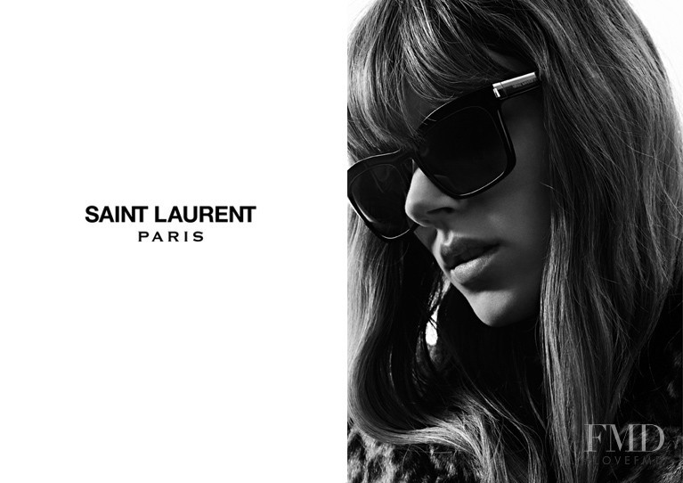 Freja Beha Erichsen featured in  the Saint Laurent Permanent & Accessories advertisement for Spring/Summer 2013