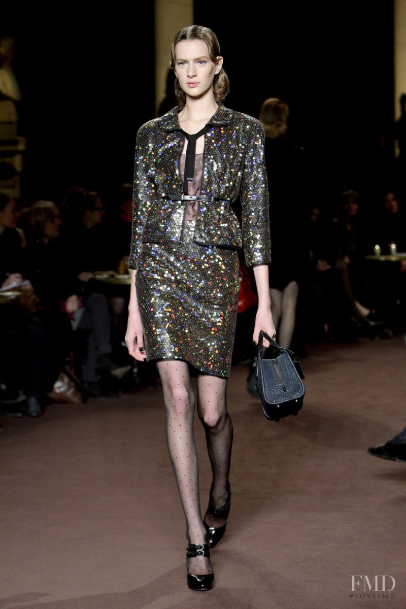 Carla Gebhart featured in  the Loewe fashion show for Autumn/Winter 2010