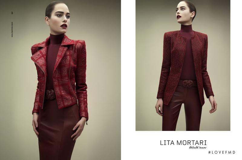 Vanessa Hegelmaier featured in  the Lita Mortari advertisement for Autumn/Winter 2013