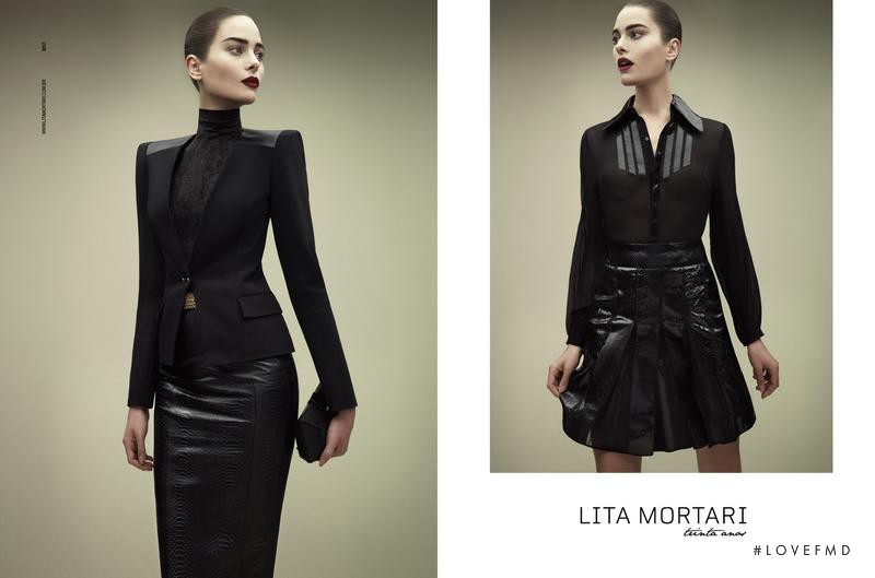 Vanessa Hegelmaier featured in  the Lita Mortari advertisement for Autumn/Winter 2013